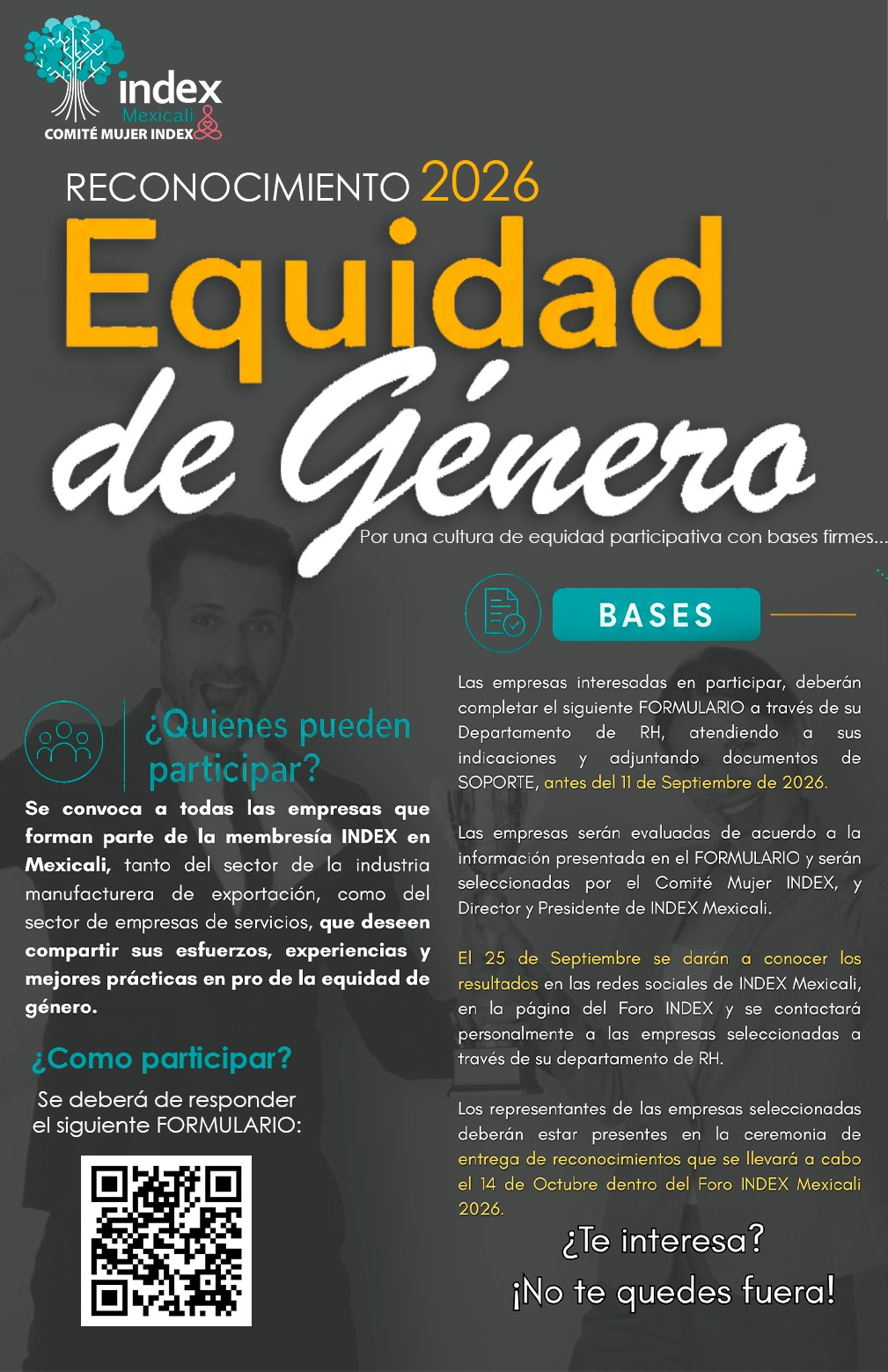 Convocatoria Equidad de Género 2026