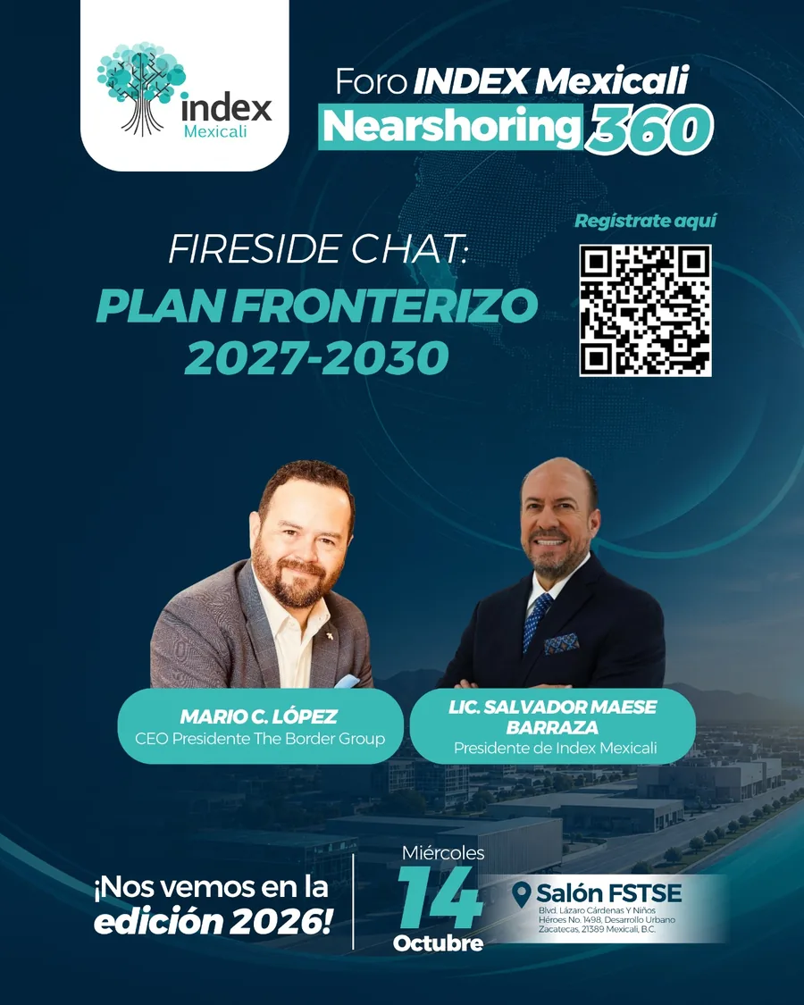 Arte oficial Foro Index Mexicali 2026