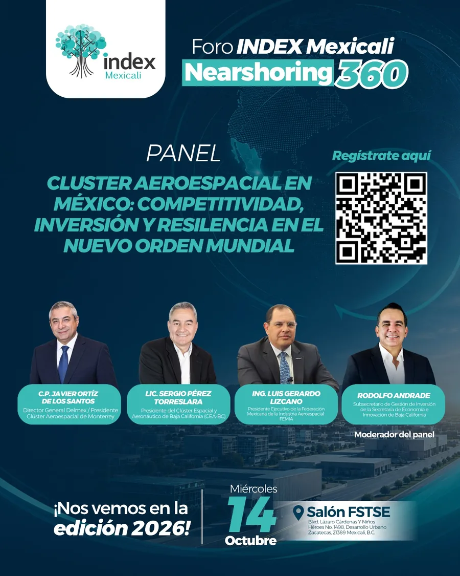 Arte oficial Foro Index Mexicali 2026
