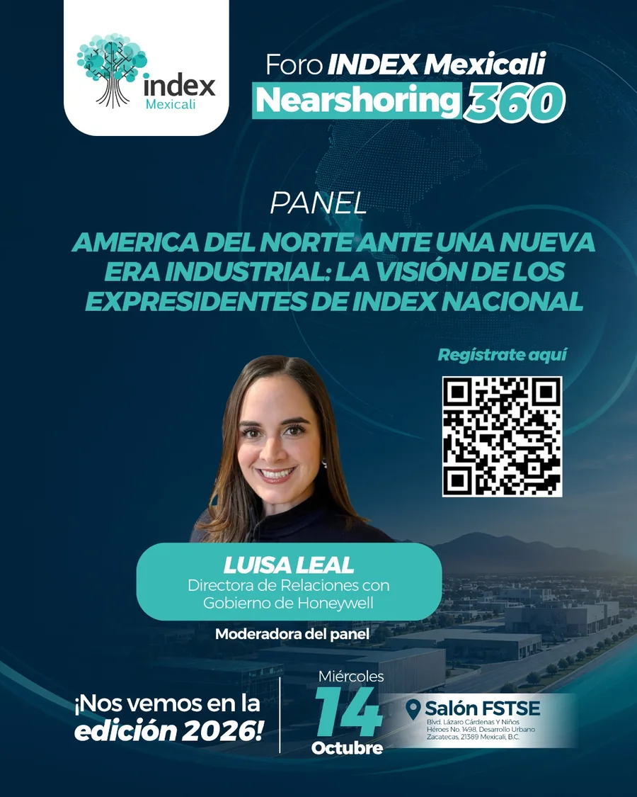 Arte oficial Foro Index Mexicali 2026