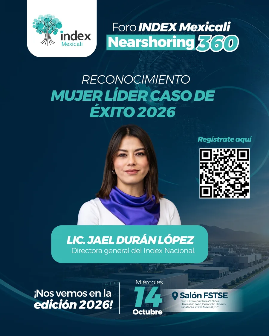 Arte oficial Foro Index Mexicali 2026
