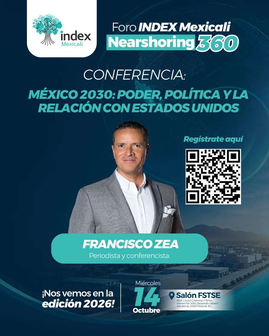 Arte oficial Foro Index Mexicali 2026