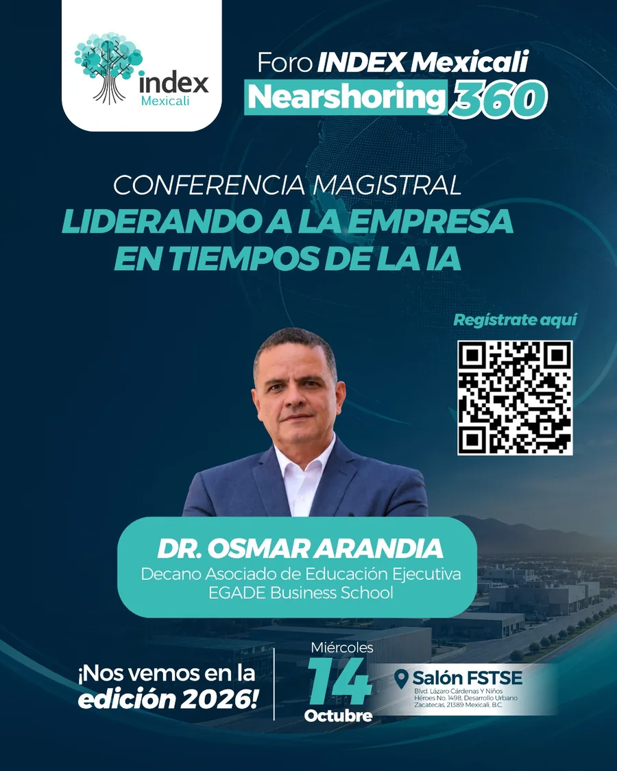 Arte oficial Foro Index Mexicali 2026