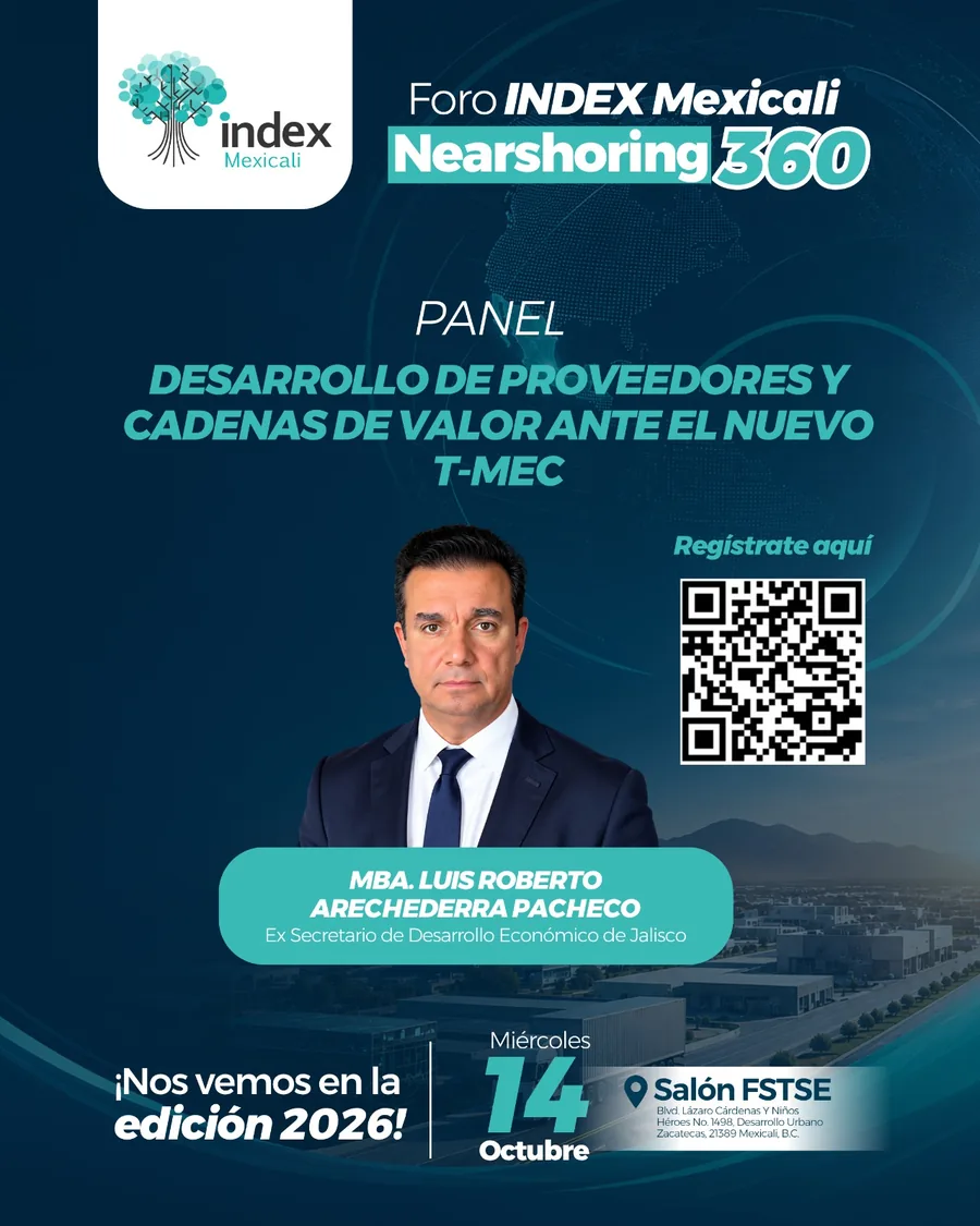 Arte oficial Foro Index Mexicali 2026