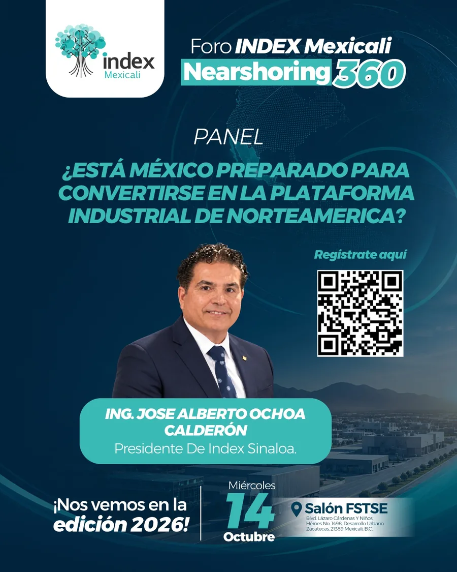 Arte oficial Foro Index Mexicali 2026