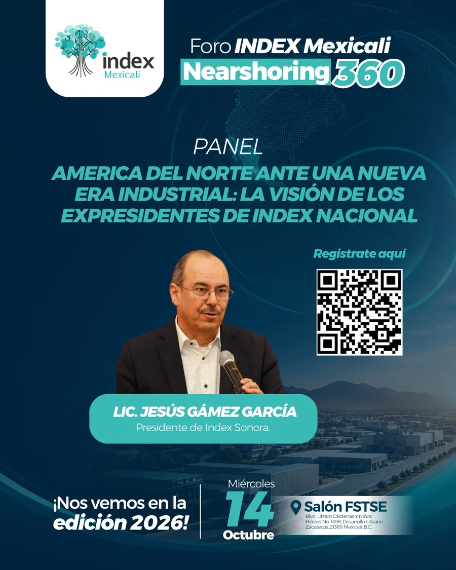 Arte oficial Foro Index Mexicali 2026