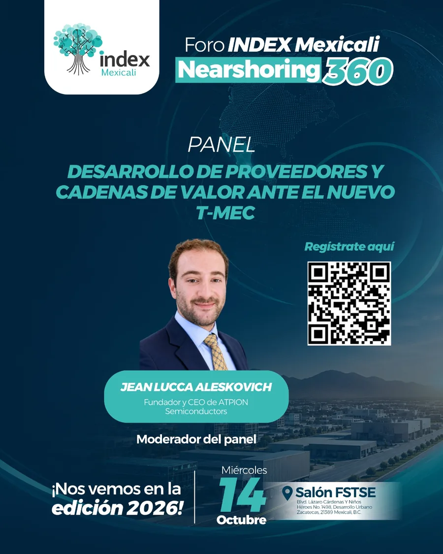 Arte oficial Foro Index Mexicali 2026
