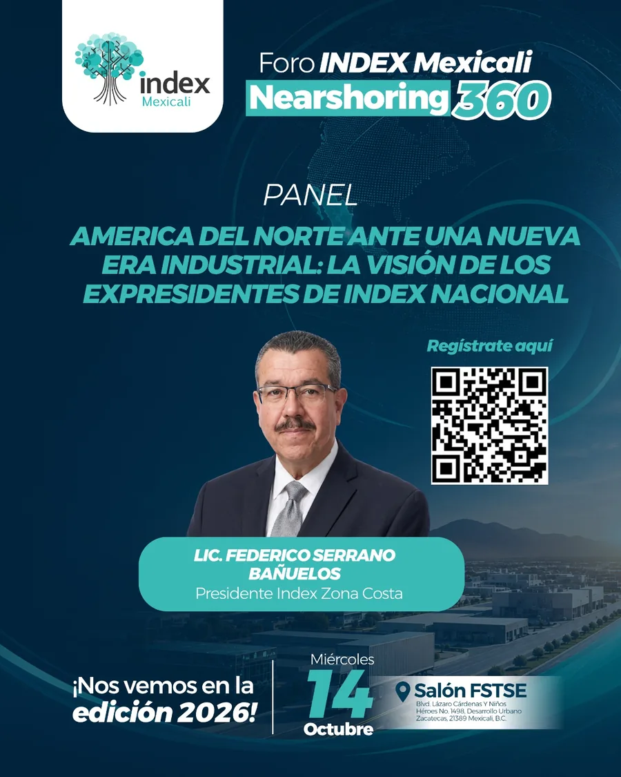 Arte oficial Foro Index Mexicali 2026